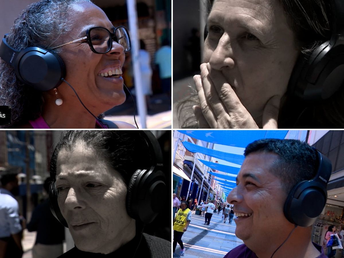 Poder das palavras: vídeo mostra reação de pessoas nas ruas ao ouvir áudios ofensivos ou carinhosos