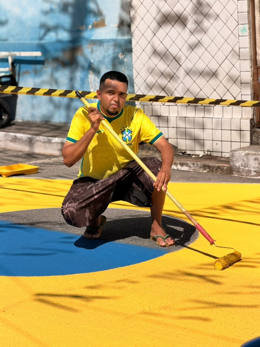 Wagner Rodrigues é grafiteiro há 12 anos — Foto: Wagner Rodrigues/Arquivo pessoal