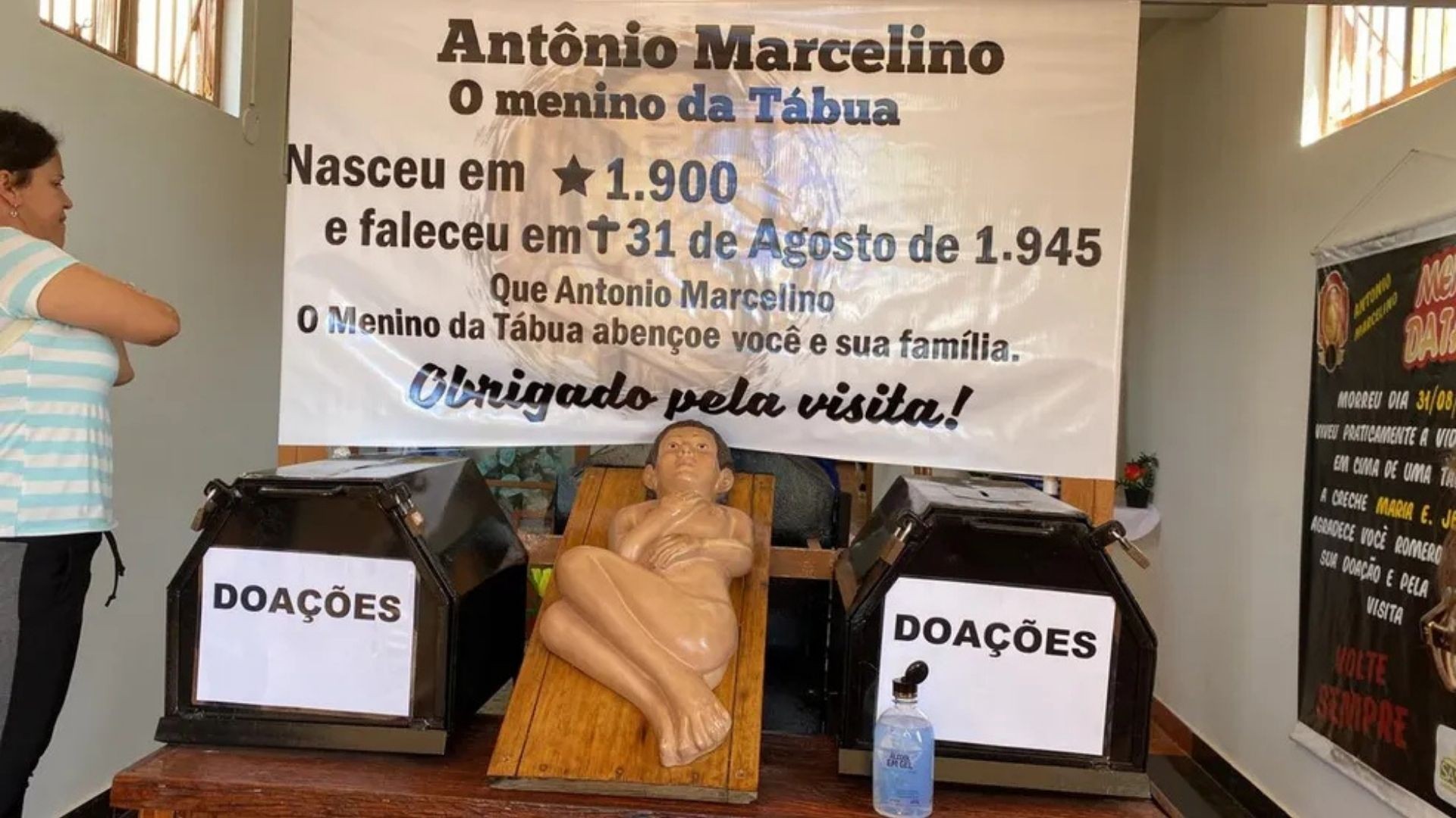 A trajetória e a fé em torno do Menino da Tábua em Maracaí​‌​