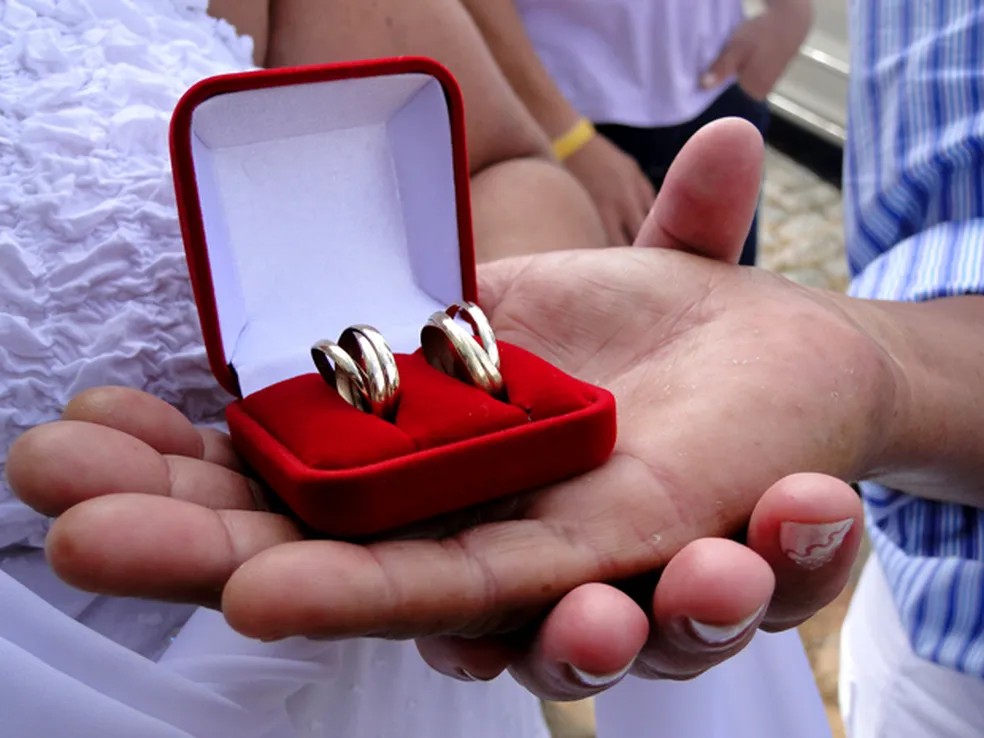 Alianças de casamento — Foto: Pedro Cunha/g1
