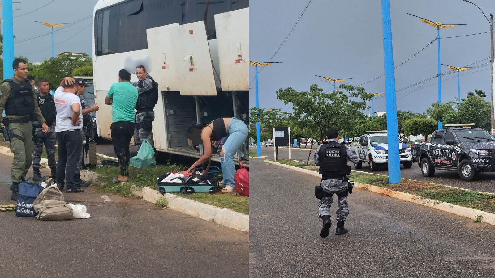 Adolescente viaja com quase 750 munições e tabletes de drogas em malas e é apreendido