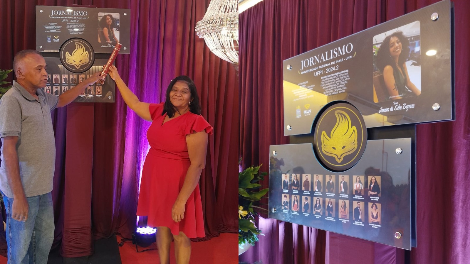 Familiares da estudante Janaína Bezerra recebem diploma simbólico na UFPI: 'certeza que ela estava ali'