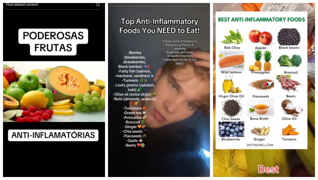 'Dietas anti-inflamatórias' do TikTok realmente funcionam?