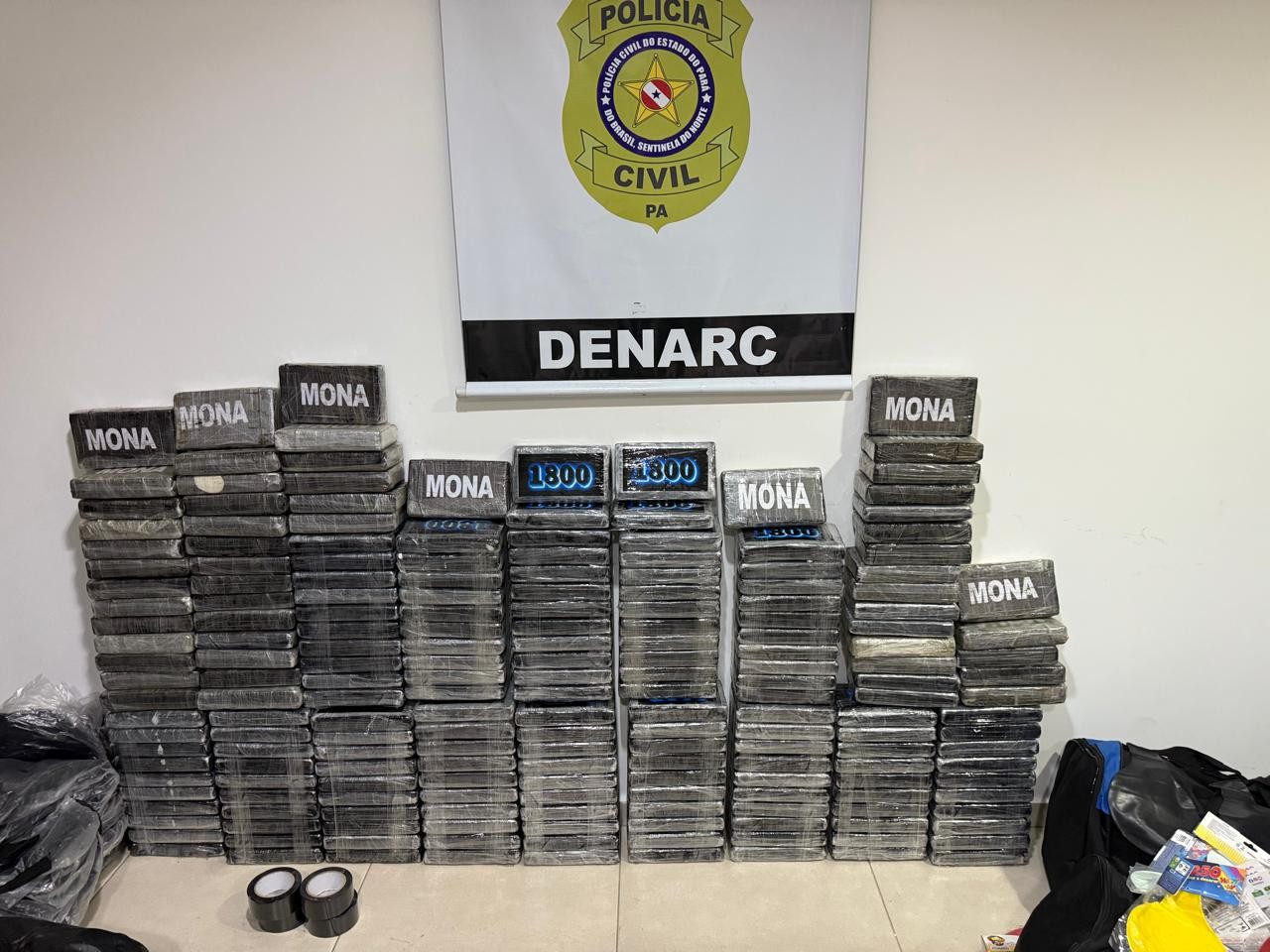 Trio de São Paulo é flagrado com 200 kg de cocaína em propriedade rural no Pará