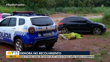 Corpo de homem fica quatro horas aguardando remoção em Palmas; entenda