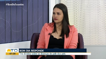 Médica veterinária explica sobre doenças de pele nos pets no Bom Dia Responde