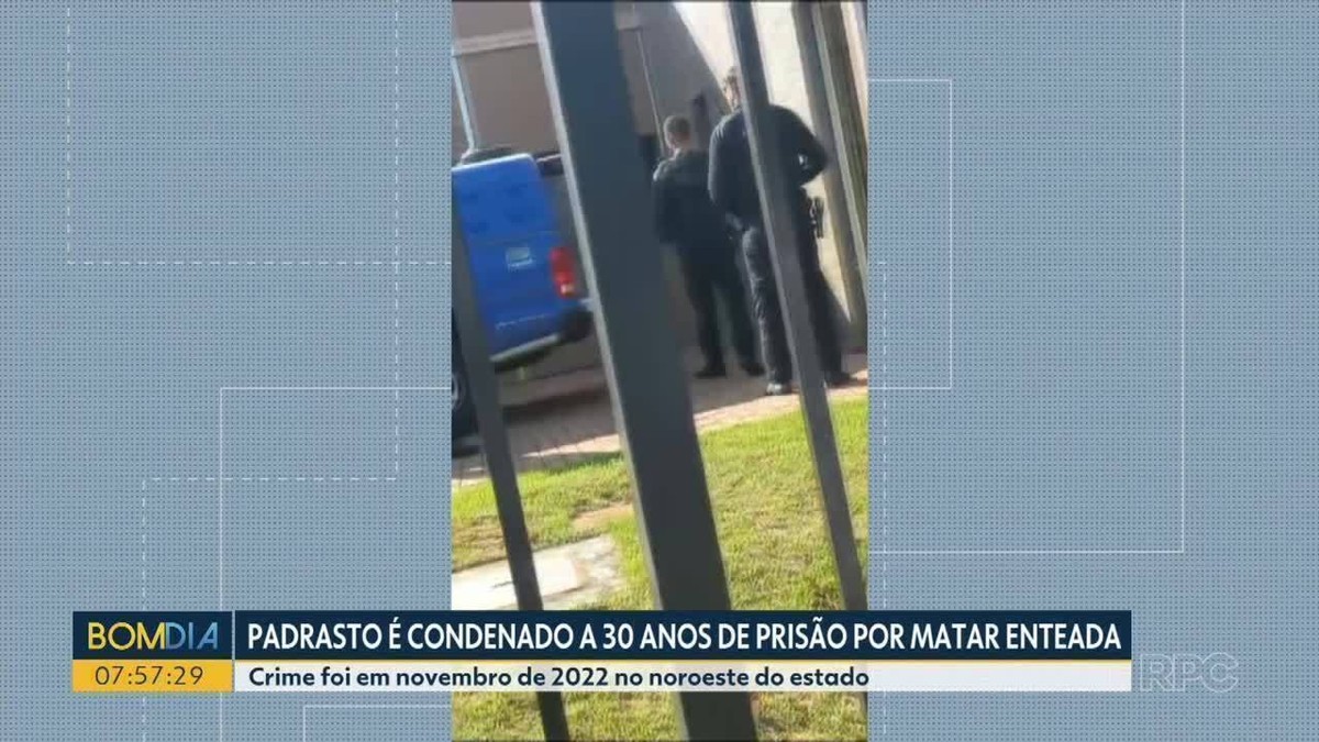 Padrasto condenado a 30 anos de prisão por matar enteada