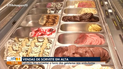 Sorveterias e gelaterias aumentam lucro no período mais quente do ano no Tocantins