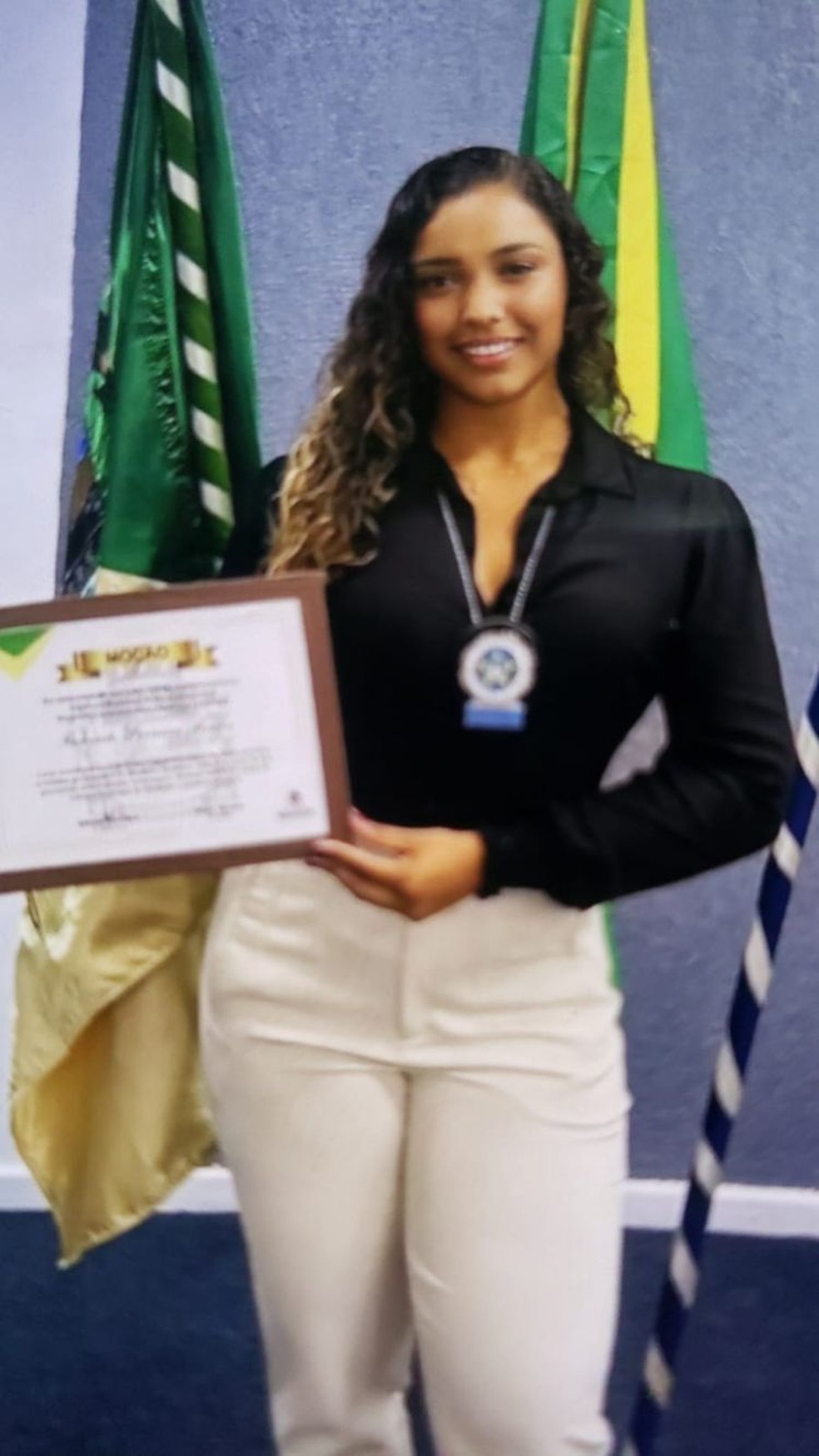 Gabriele Ferreira tinha 28 anos e era policial civil — Foto: Reprodução
