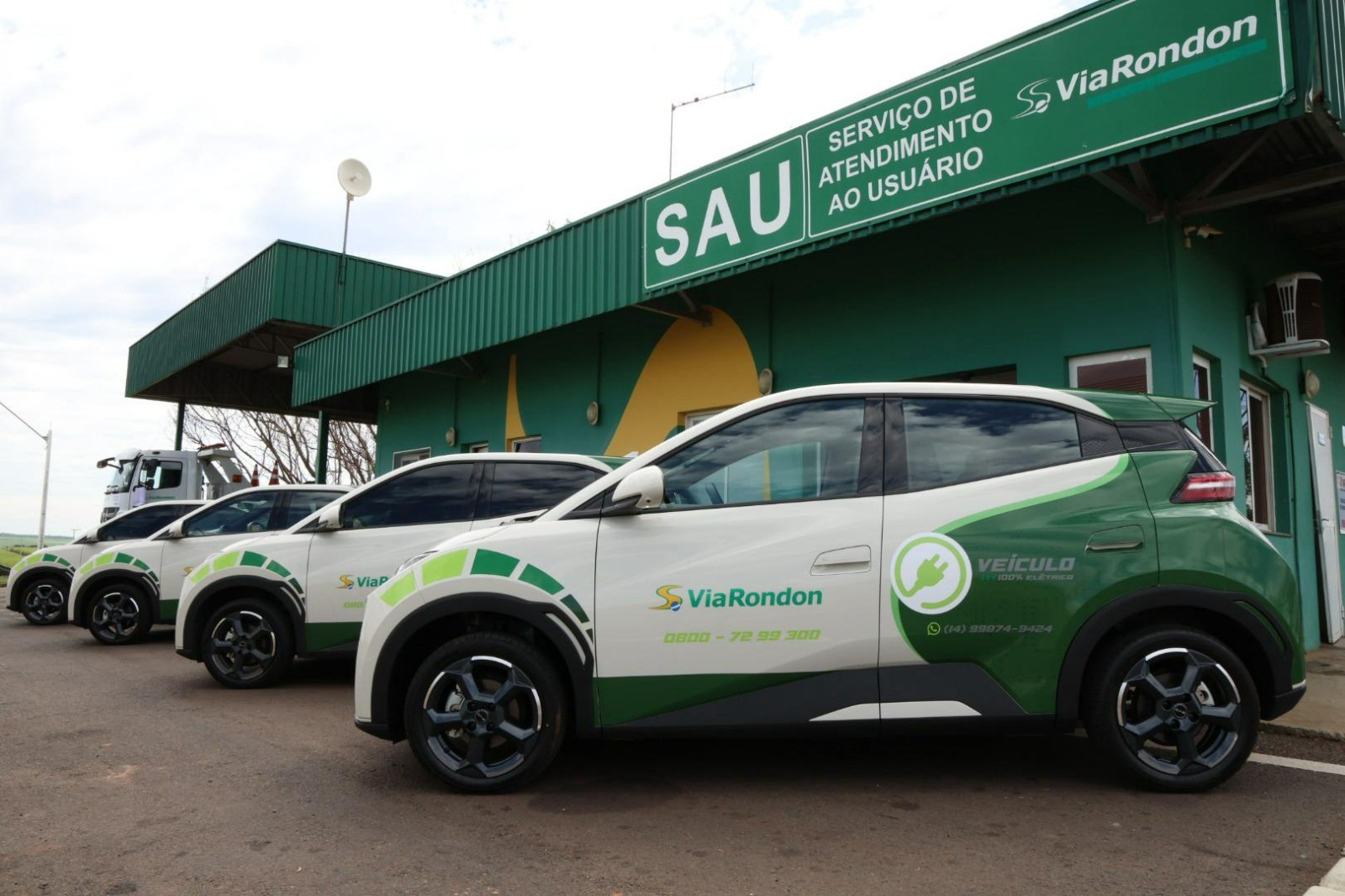 ViaRondon reforça compromisso com a sustentabilidade por meio de frota elétrica e geração de energia solar