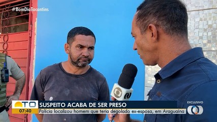 Homem suspeito de matar ex-companheira é preso em Araguaína