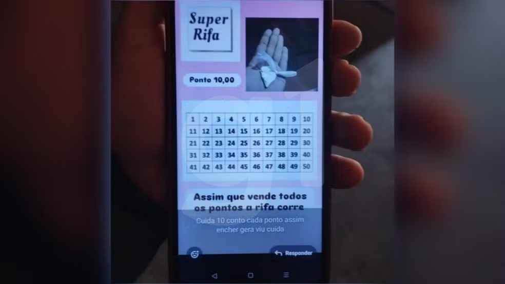 Mulher presa no Ceará divulgava rifa de drogas na internet — Foto: TV Verdes Mares/Reprodução