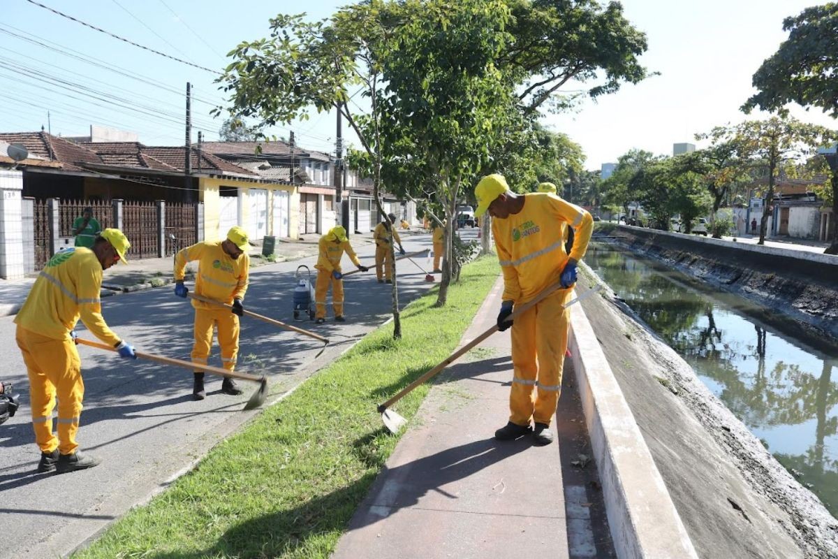 Programa 'Viva o Bairro' chega a cinco novas regiões em Santos, SP, com mutirão de zeladoria; confira