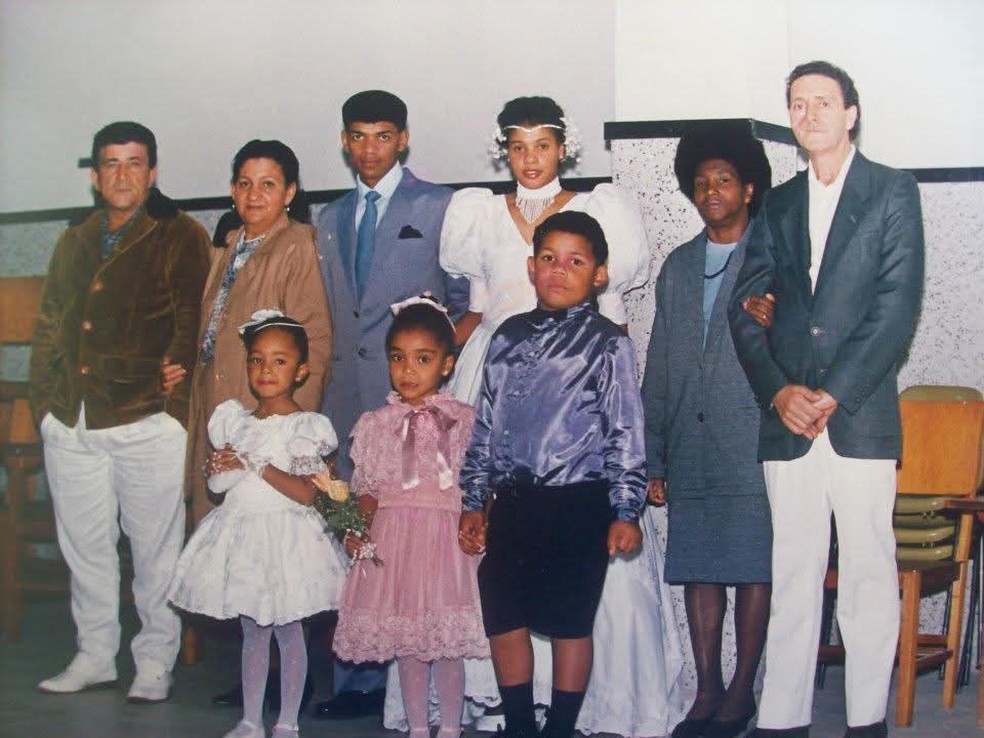 Casamento de Rosimeire e Wladimir; eles eram casados há mais de 30 anos — Foto: Arquivo Pessoal