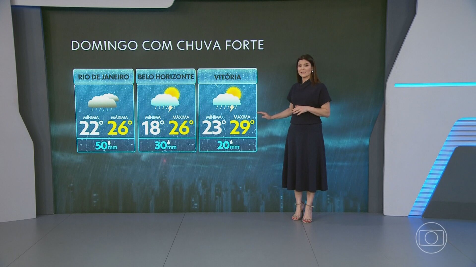 Domingo será de chuva forte em parte do Sudeste; veja a previsão do tempo