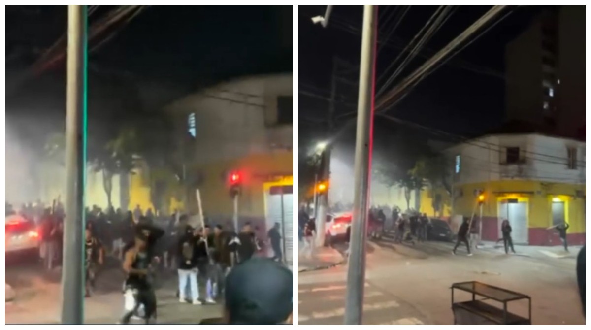 Torcedores brigam após clássico entre Corinthians e São Paulo 