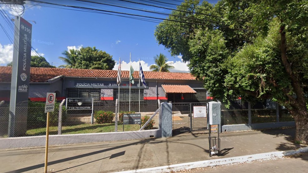 Sede da Polícia Militar em Araçatuba (SP) — Foto: Google Street View