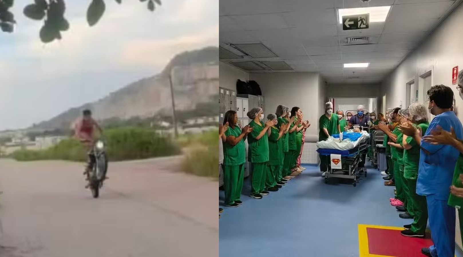 Família autoriza doação de órgãos de jovem de 16 anos que morreu ao fazer 'grau' em moto, e profissionais de saúde prestam homenagem