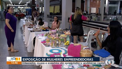 Exposição de mulheres empreendedoras é realizada em Palmas