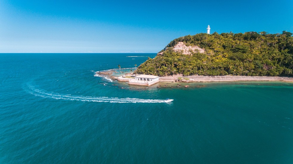 Fortaleza de Morro de São Paulo, na Bahia.  — Foto:  Márcio Filho/MTUR