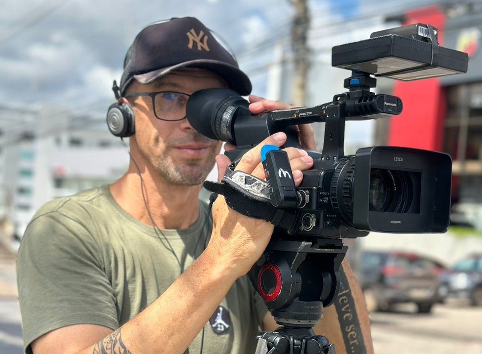 Rodrigo Lapa, repórter cinematográfico da Band Minas que morreu em acidente na BR-381 — Foto: Divulgação