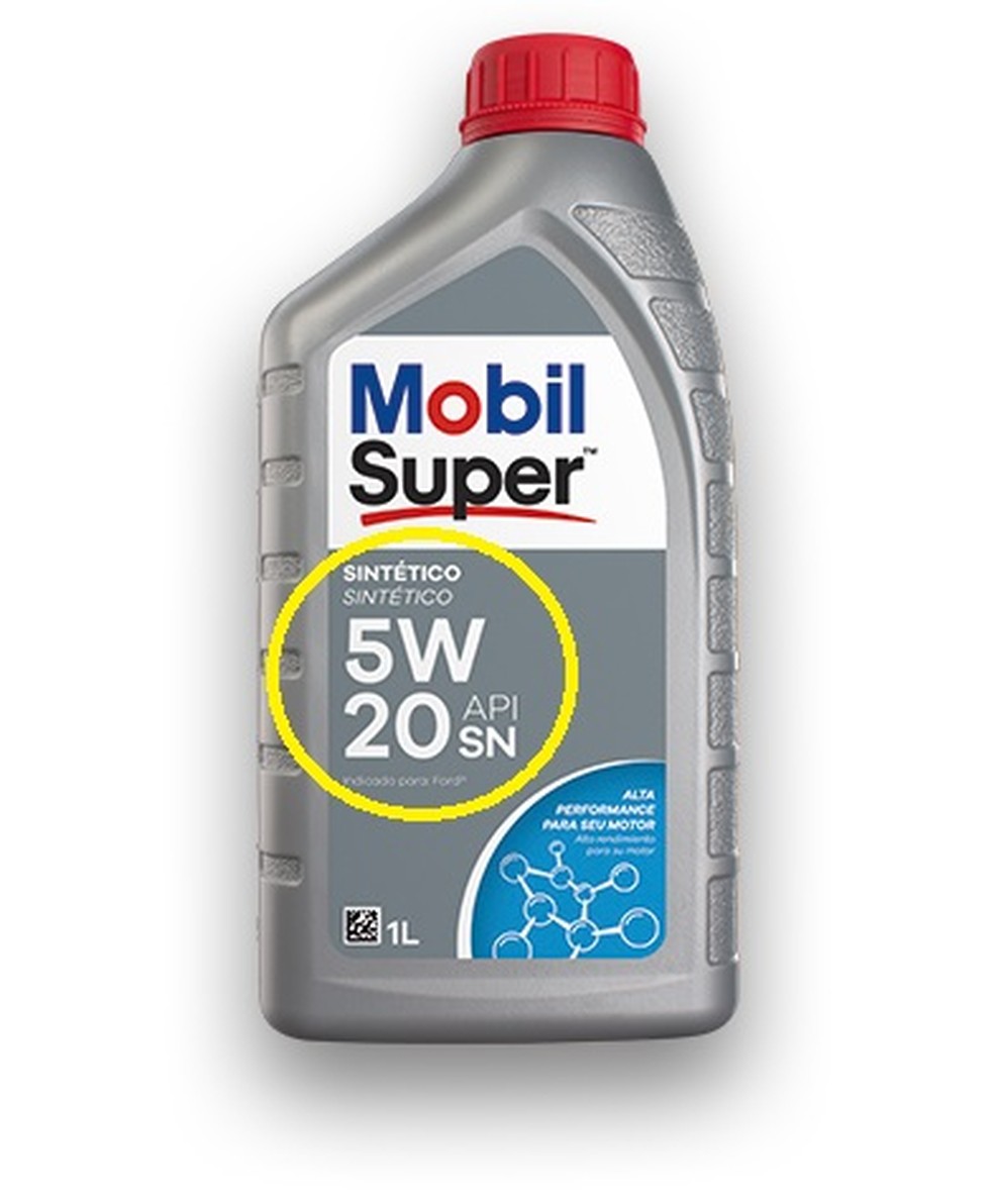 A viscosidade est sempre indicada no frasco do lubrificante  Foto: Imagem de internet