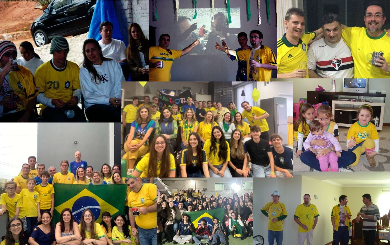 Lugar no sofá, camisa da sorte e mesa-redonda após os jogos: grupo de amigos cria rituais e acompanha o Brasil na Copa há 36 anos
