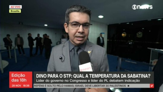 Randolfe Rodrigues: Flávio Dino está credenciado por sua trajetória democrática - Programa: Jornal GloboNews edição das 18h 