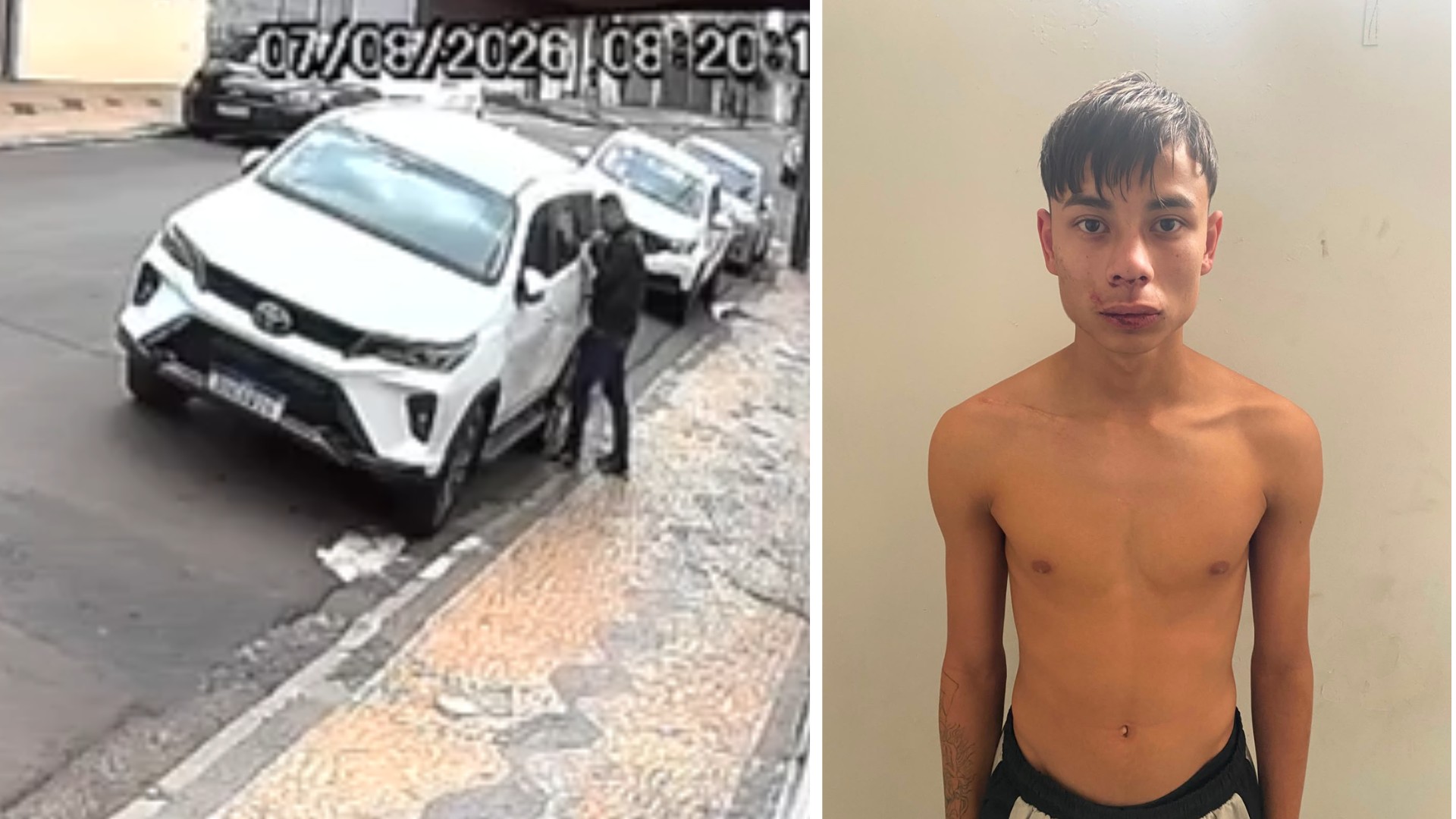 VÍDEO: jovem sem CNH é preso após atropelar e matar mulher durante perseguição policial em Jundiaí