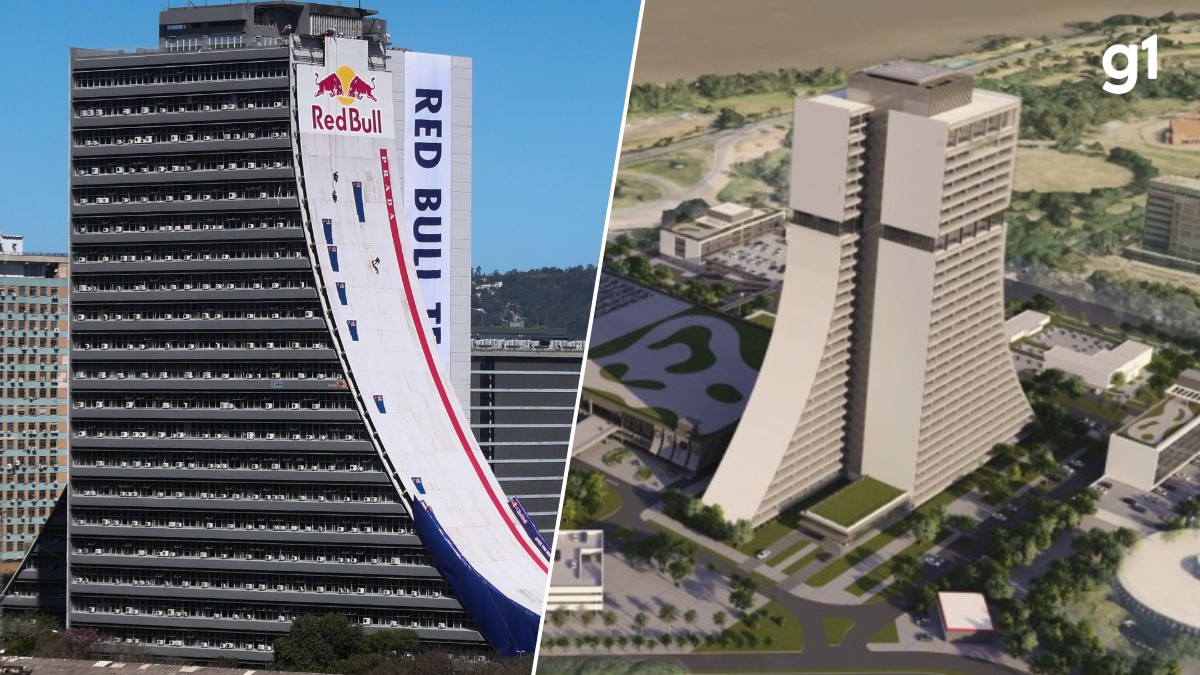 O Mineirinho encara essa? Prédio que virou megarrampa de skate em Porto Alegre pode ganhar mais nove andares em reforma