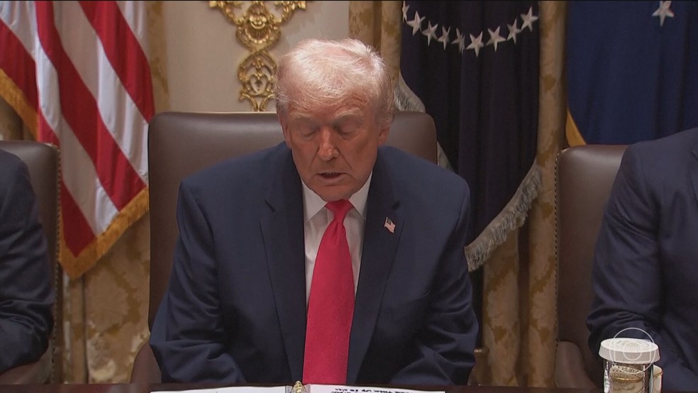 Trump quer atualizar Doutrina Monroe, usada por dois séculos pelos EUA para interferir na América Latina — Foto: Reprodução/TV Globo