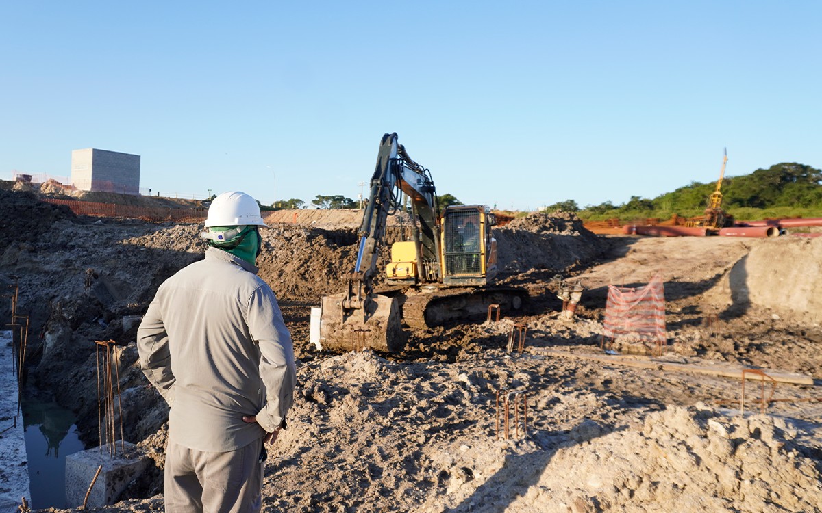 Obra em Estação de Tratamento de Cabo Frio entra na fase hidráulica