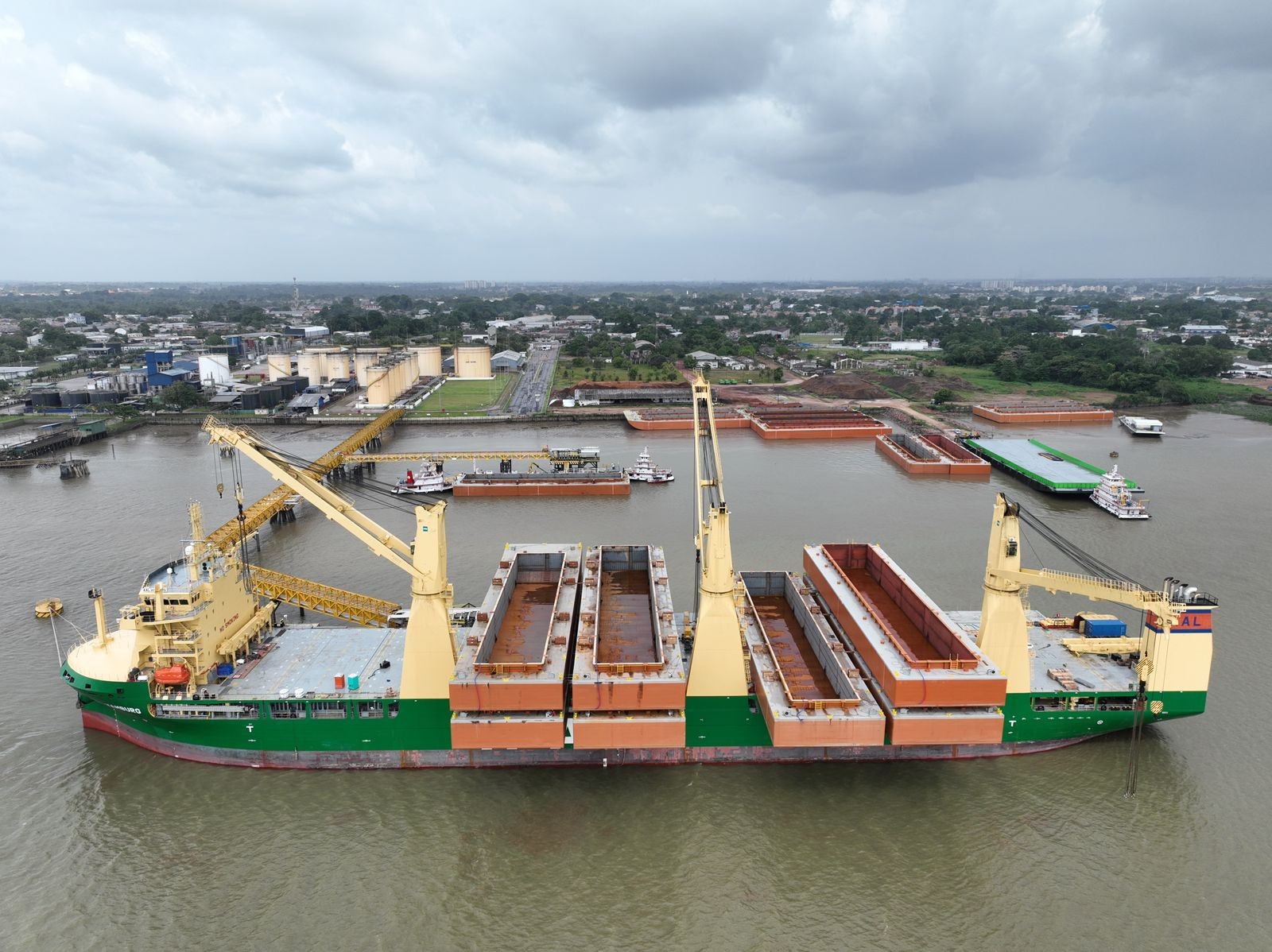 
Terminal da Atem em Belém sedia operação inédita na América do Sul