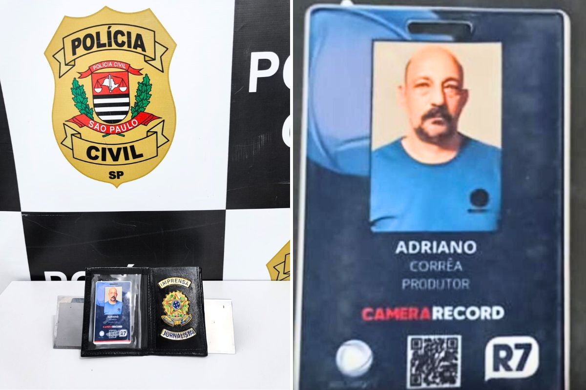 Falso jornalista é preso por usar crachá de TV e tentar extorquir comércios em SP