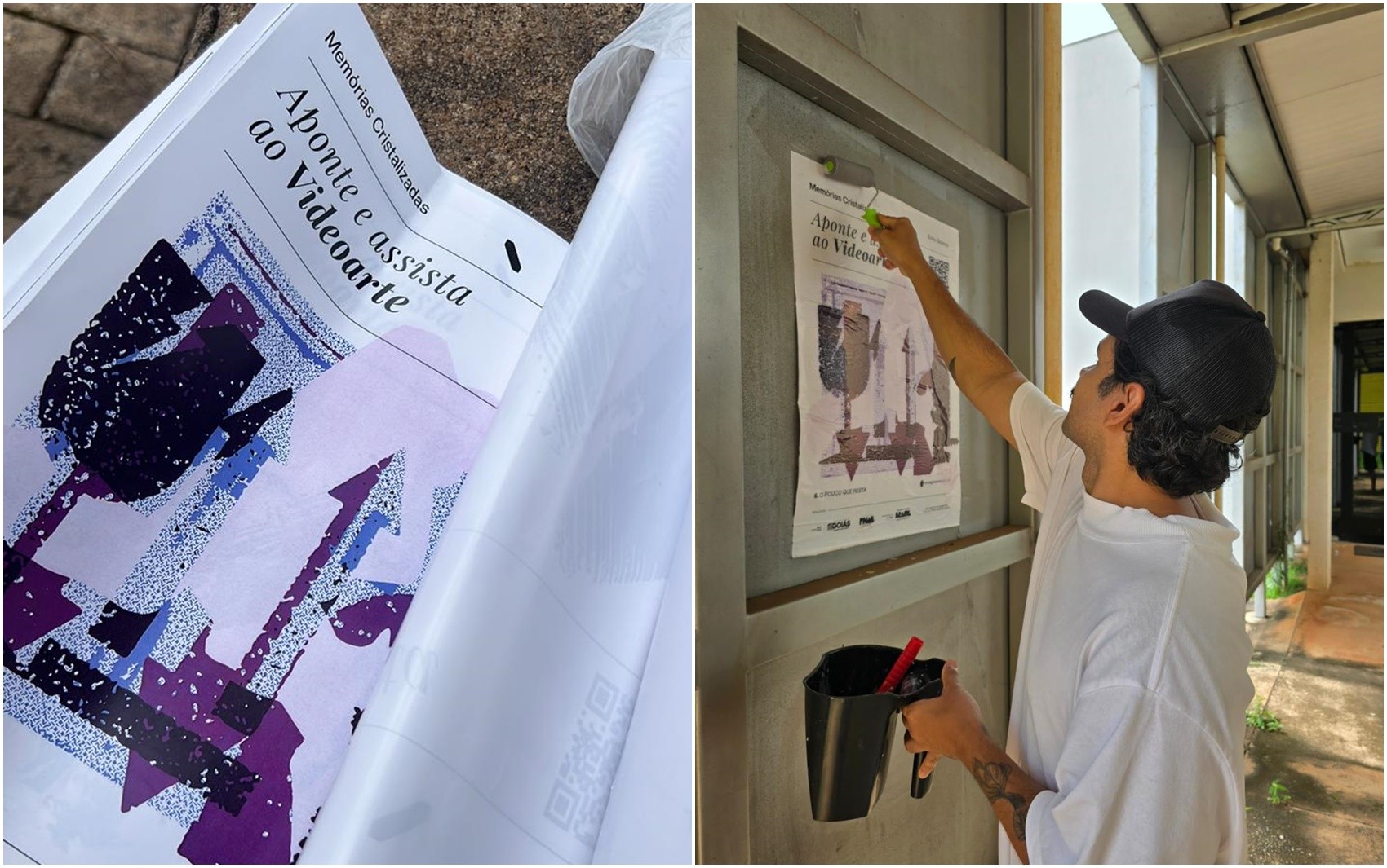 Exposição leva obras de arte para ruas e espaços públicos de Goiânia por meio de QR codes 