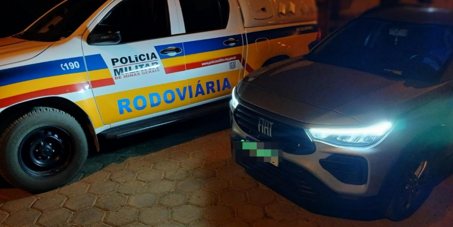 Árbitro de jogo de futebol é preso por clonagem de carro durante operação da PM em Salinas