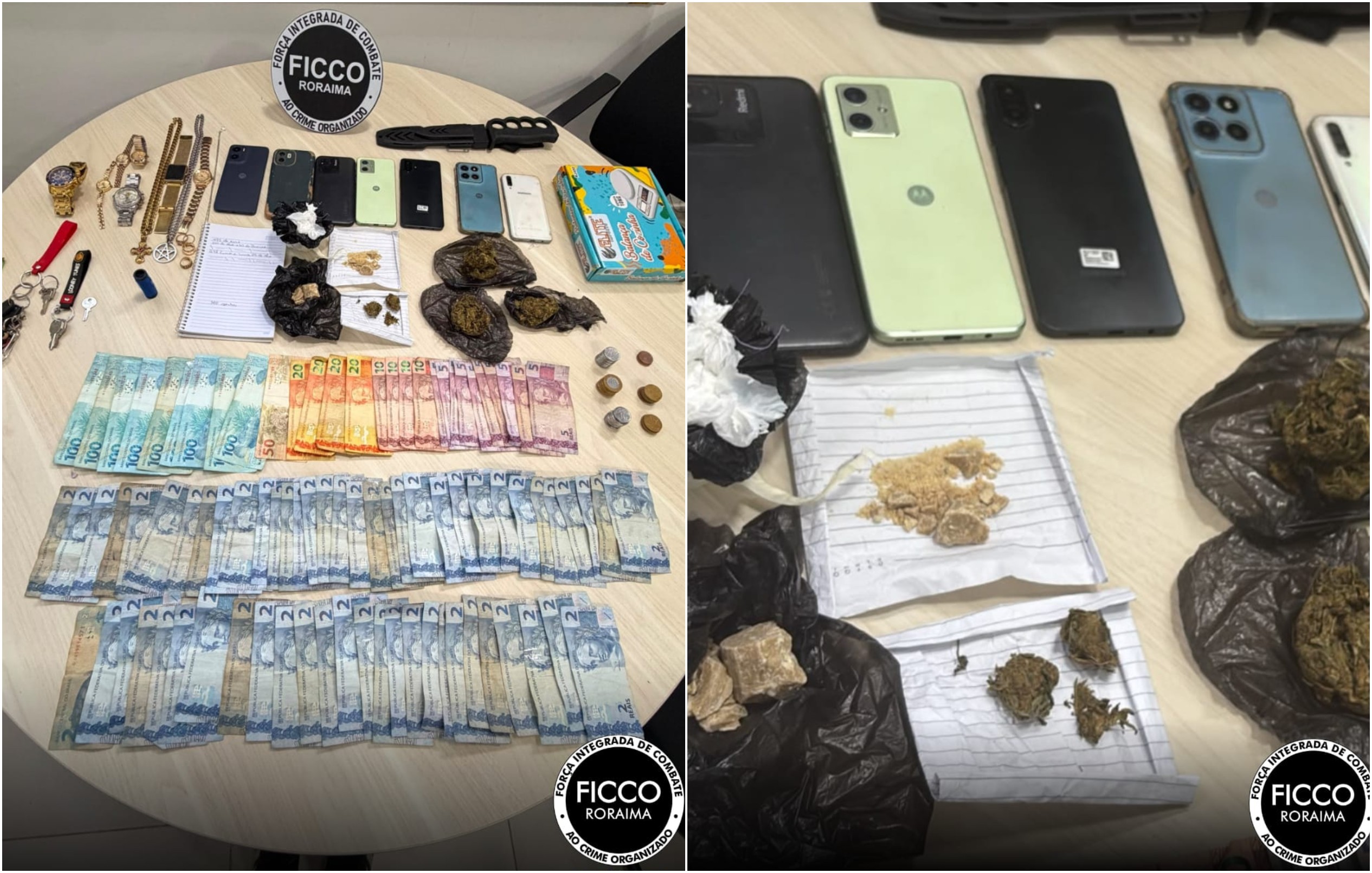 Casal que usava filho para vender drogas é preso em Rorainópolis