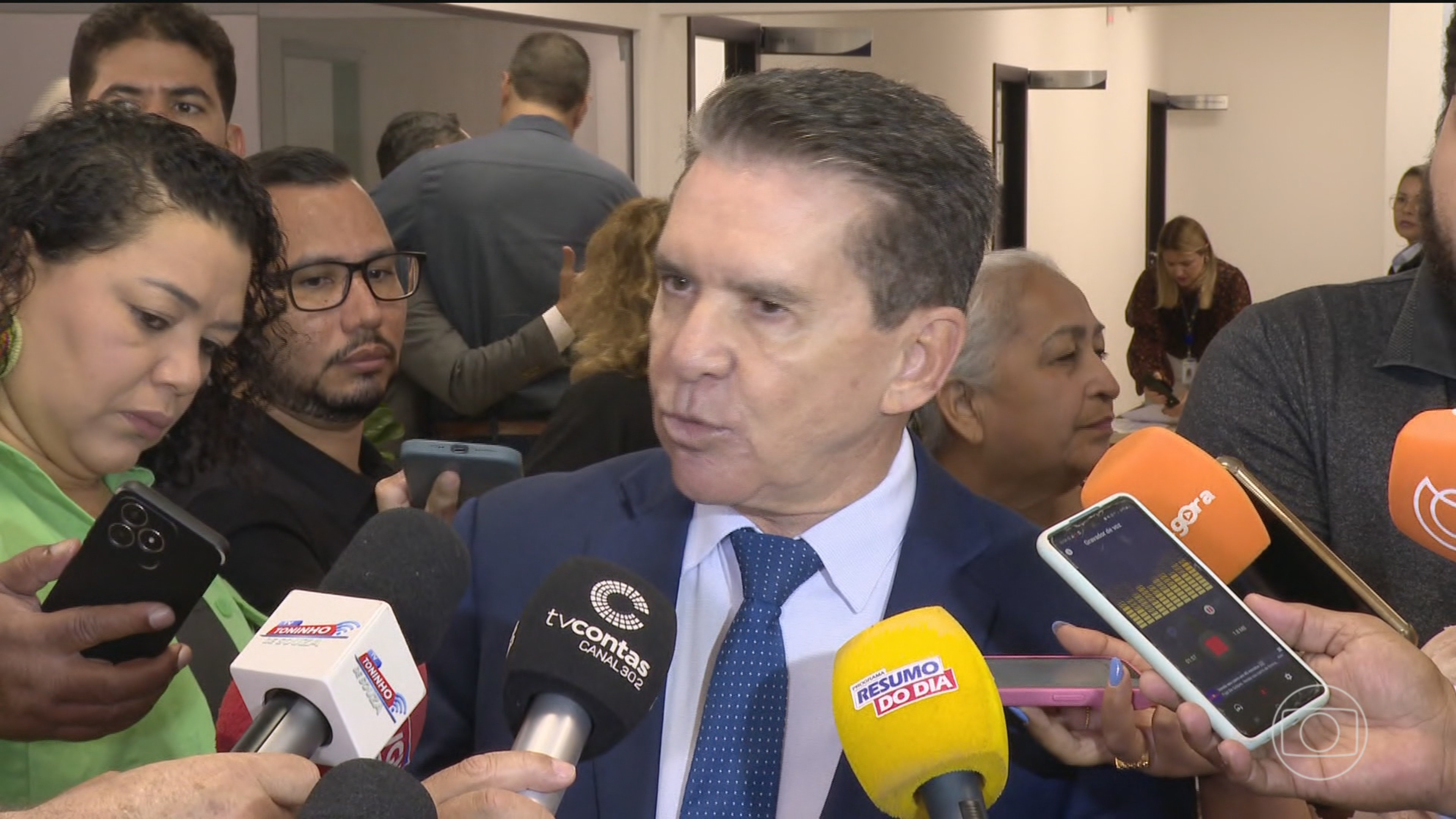 Polícia Federal encaminha à delegacia presidente do Tribunal de Contas de MT