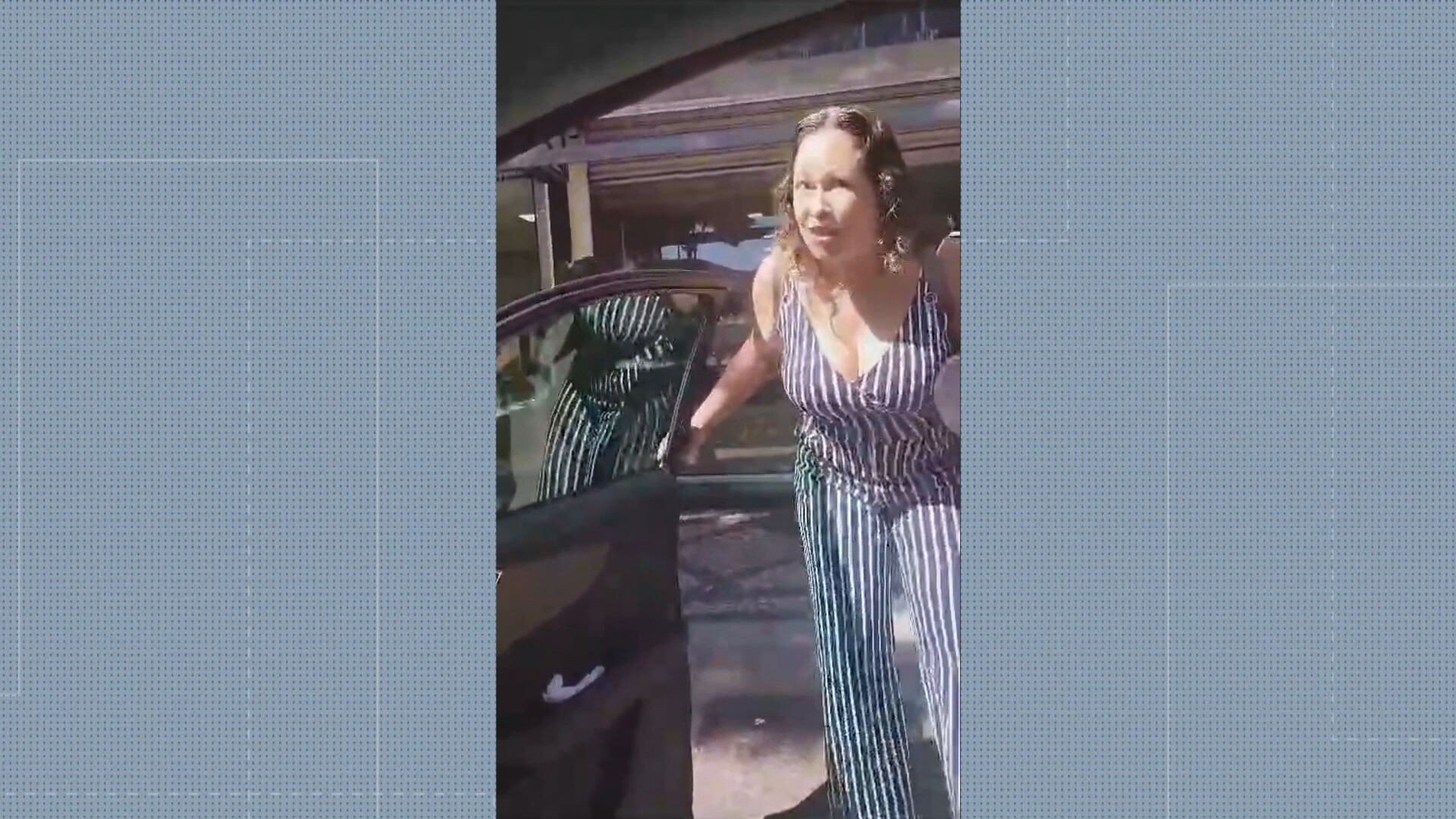 'Sua bichinha', diz suspeita em discussão por estacionamento