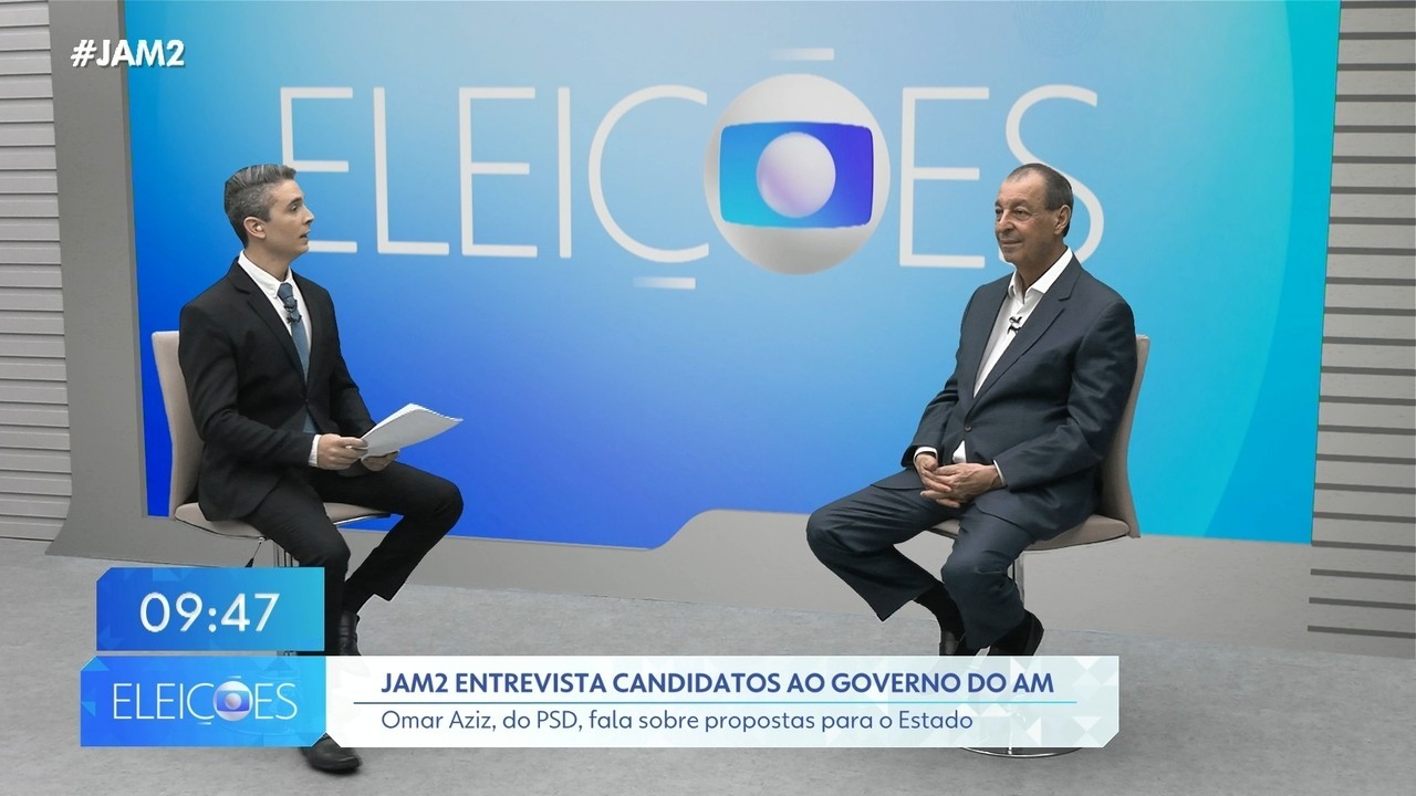 Omar Aziz participa de entrevista no JAM2; veja ÍNTEGRA e tema por tema