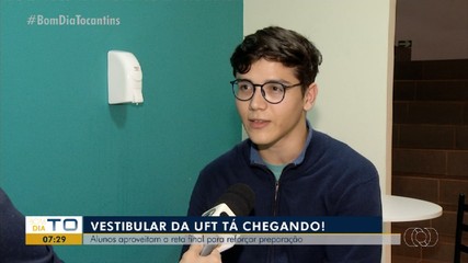Estudantes focam nos estudos na reta final de preparação para o vestibular da UFT
