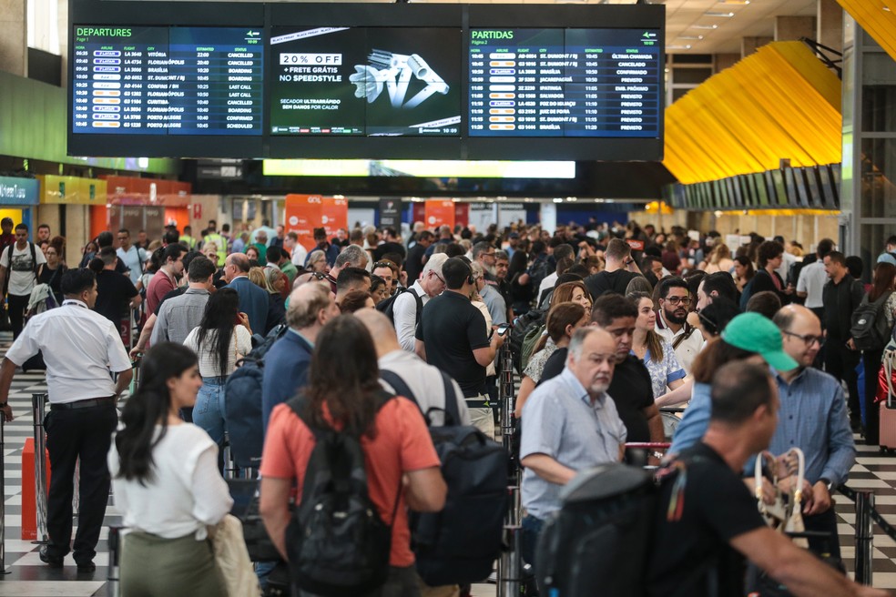 Aeroporto de Congonhas, em São Paulo — Foto: Felipe Rau/Estadão Conteúdo