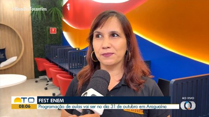 Fest Enem oferece aulas de preparação em Araguaína; confira a programação