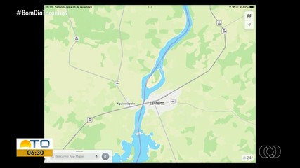 Veja onde está localizada ponte entre o TO e o MA que desabou com veículos em rio