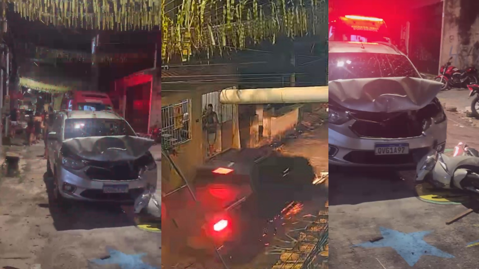 VÍDEO mostra quando motorista atropela moradores que pintavam rua para a Copa, em Belém
