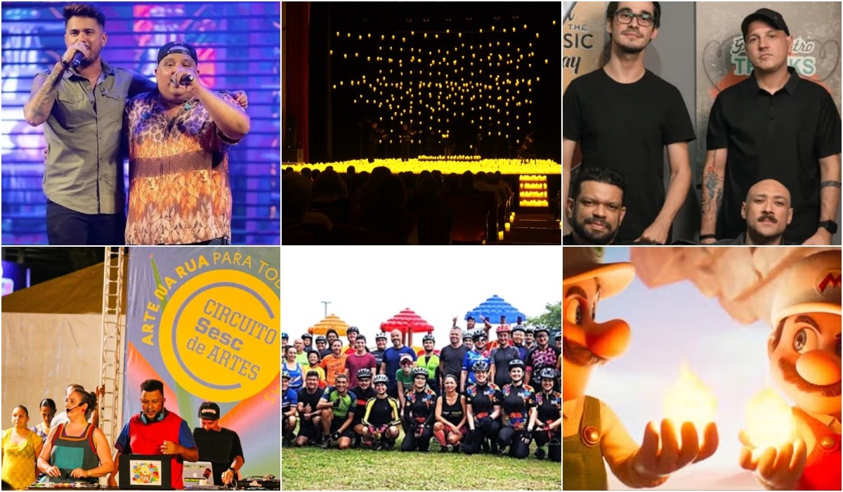 Aniversários, shows e estreia de ‘Super Mario Galaxy: O Filme’: confira as atrações culturais no Oeste Paulista 