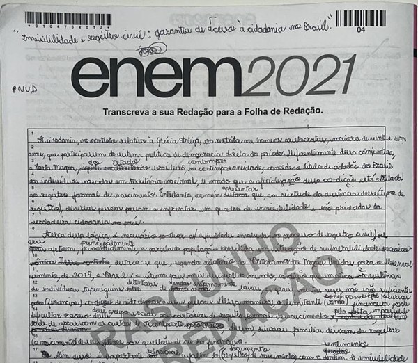 Nota 1000 de candidato pernambucano no Enem é questionada - Folha PE