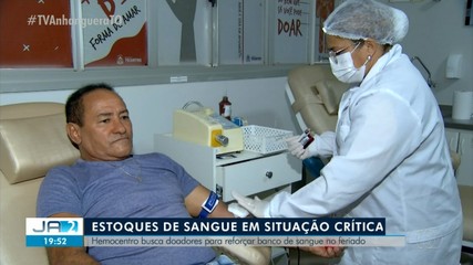 Hemocentro busca doadores para reforçar banco de sangue no feriado