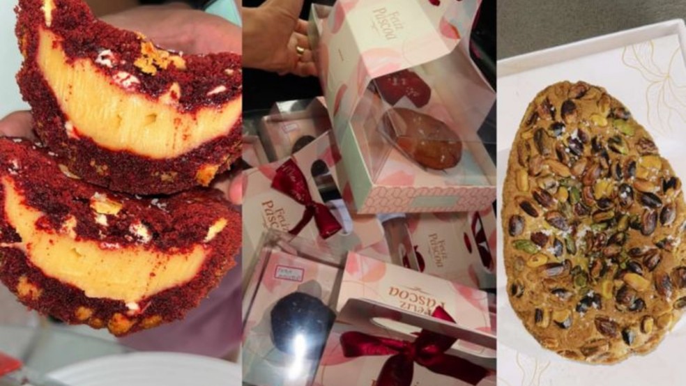 Os empreendedores relançaram o 'ovo de Páscoa de cookies' que tornou um sucesso de vendas em 2026 — Foto: Reprodução/Redes Sociais