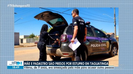 Padrasto e mãe são presos por suspeita de estuprar criança de 9 anos
